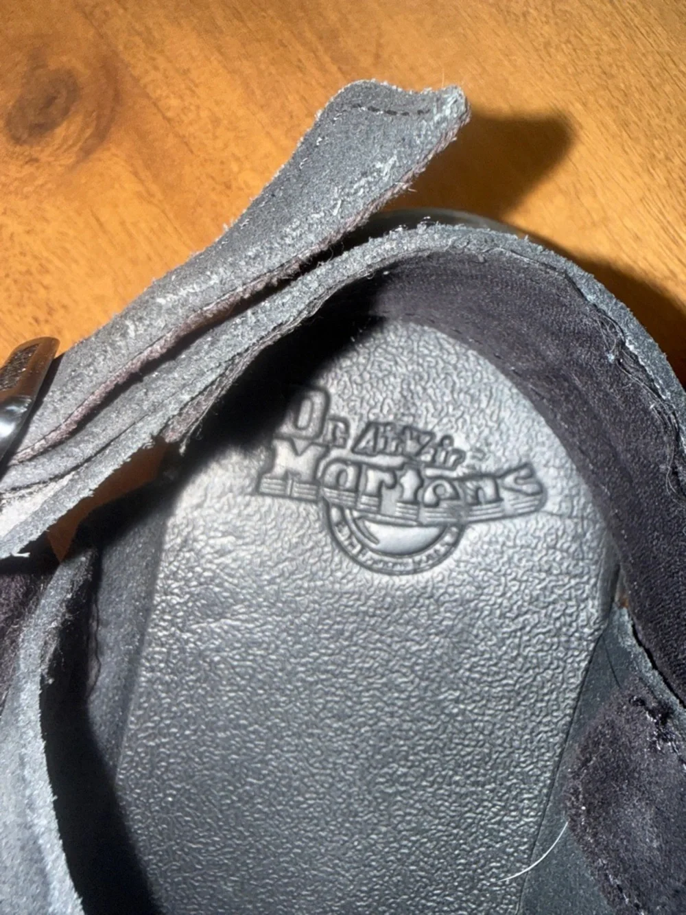 Dr.Martens  Suede Backstrap Clog Shoes - Picture 14 of 14